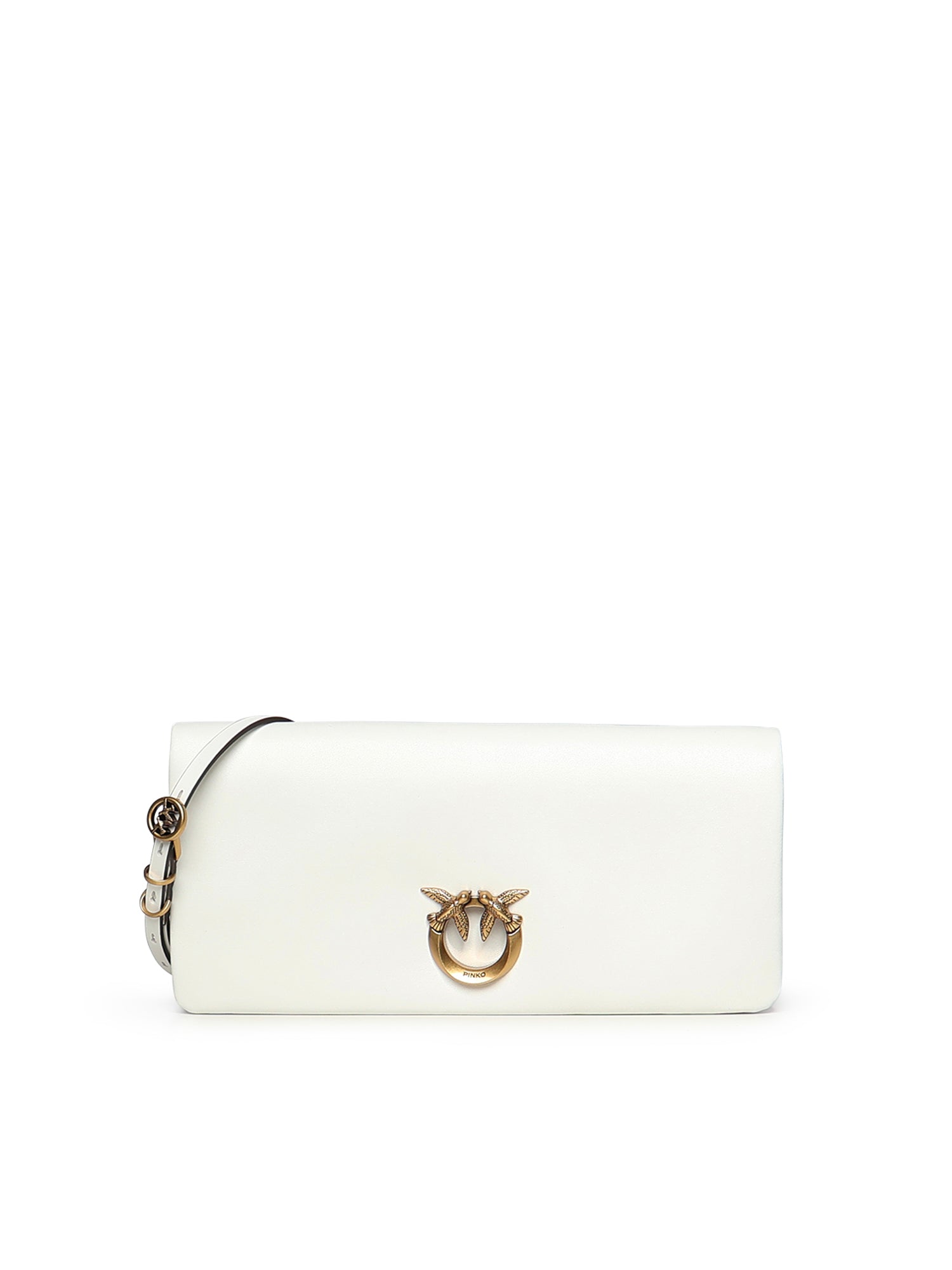 Pochette Love Bag Click Soft Horizontal in pelle 106022 A0QOZ15Q PINKO 