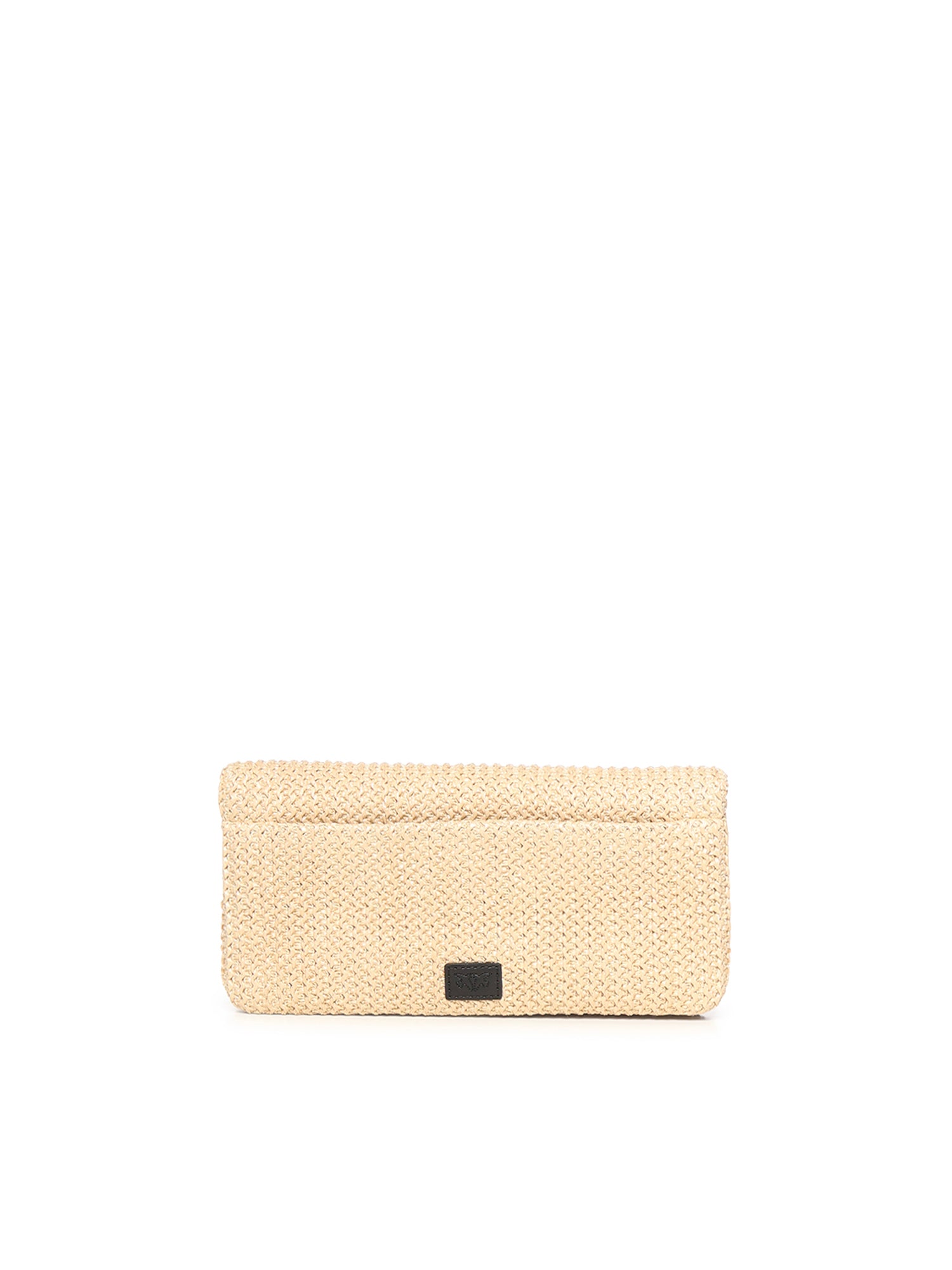 Pochette a tracolla Love Bag Click Soft Horizontal Classic in rafia 106022 A391C24Q PINKO 