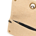 Pochette a tracolla Love Bag Click Soft Horizontal Classic in rafia 106022 A391C24Q PINKO 