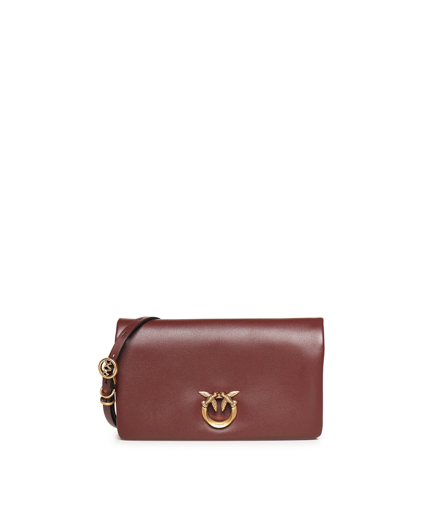 Pochette a tracolla Love Bag Click Soft Horizontal Mini in pelle 106023 A0QOR49Q PINKO 