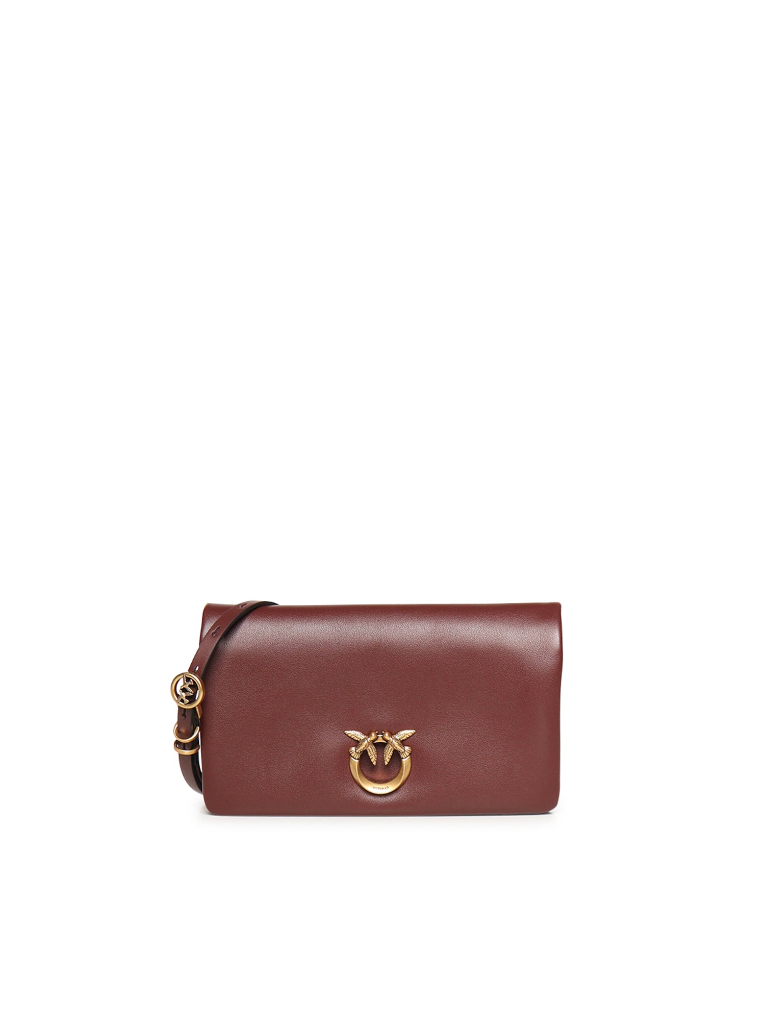 Pochette a tracolla Love Bag Click Soft Horizontal Mini in pelle 106023 A0QOR49Q PINKO 