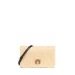 Pochette a tracolla Love Bag Click Soft Horizontal Mini in rafia 106023 A391C24Q PINKO 