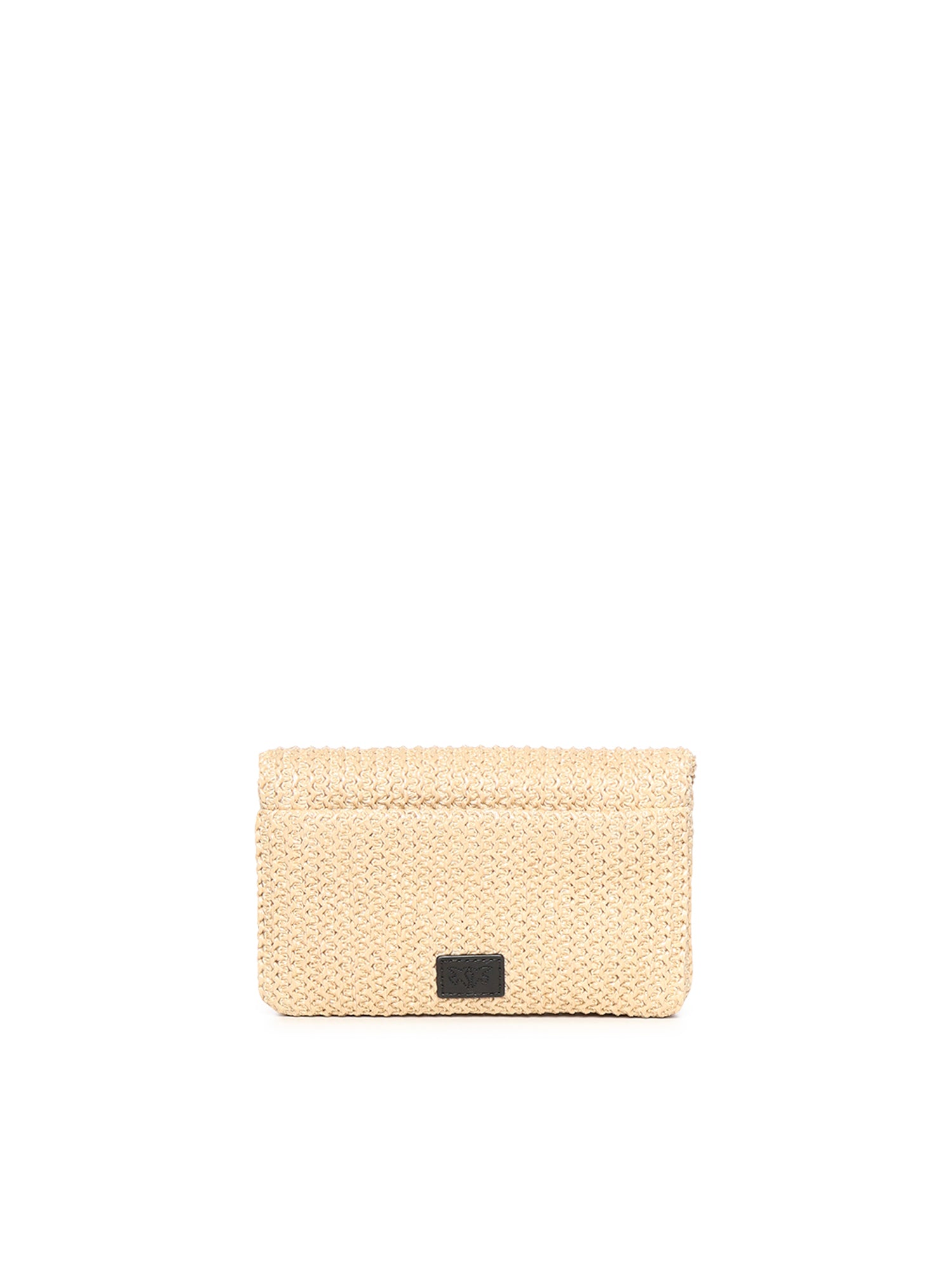 Pochette a tracolla Love Bag Click Soft Horizontal Mini in rafia 106023 A391C24Q PINKO 