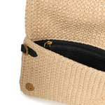 Pochette a tracolla Love Bag Click Soft Horizontal Mini in rafia 106023 A391C24Q PINKO 