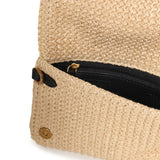 Pochette a tracolla Love Bag Click Soft Horizontal Mini in rafia 106023 A391C24Q PINKO 