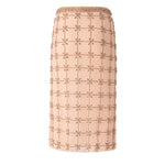 Gonna longuette in tulle con cristalli 106031 A32BZN6 PINKO 