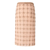 Gonna longuette in tulle con cristalli 106031 A32BZN6 PINKO 