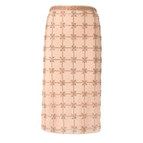 Gonna longuette in tulle con cristalli 106031 A32BZN6 PINKO 