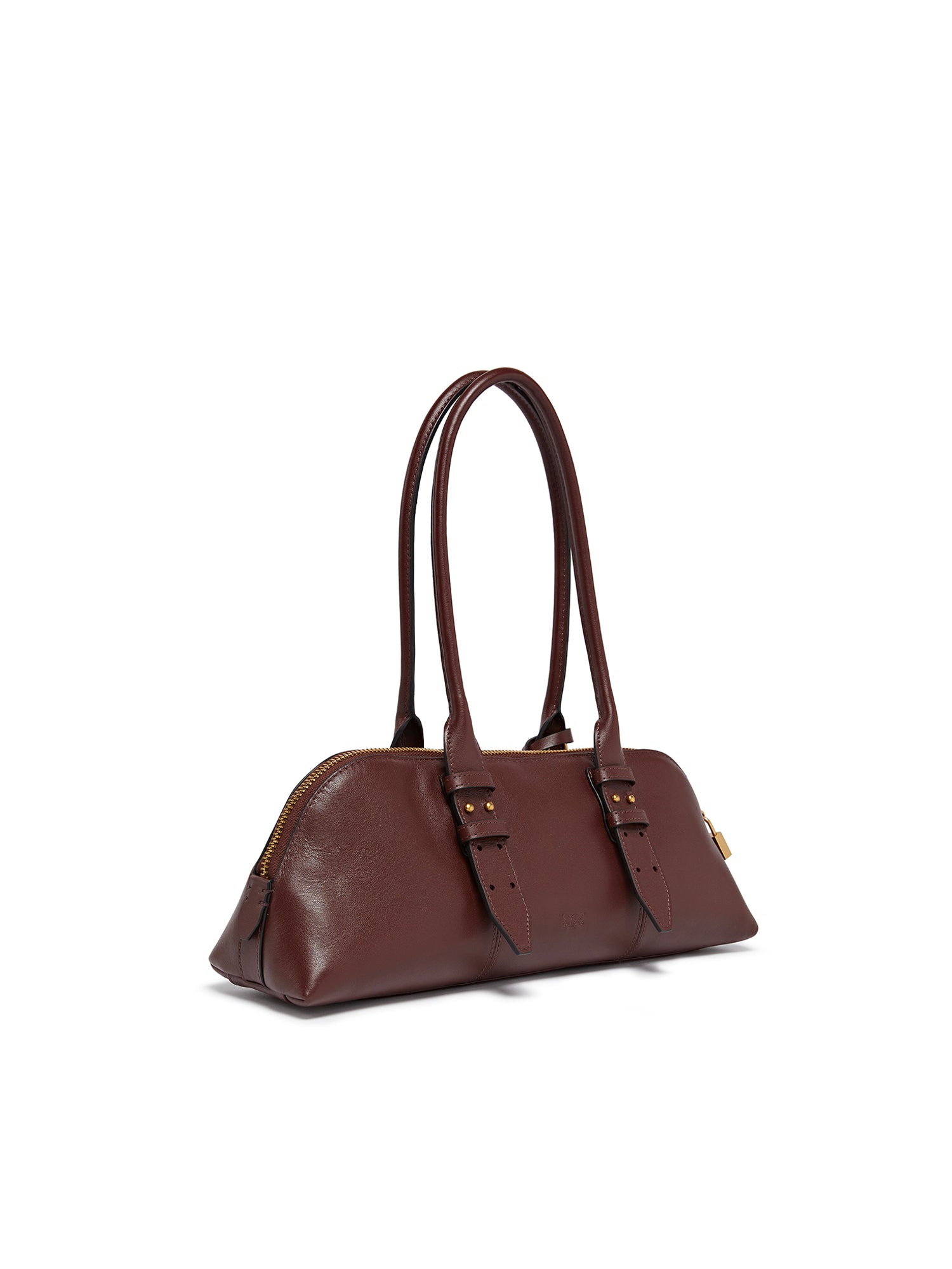 Borsa bowling Escape Bag Horizontal in pelle 106169 A0QOR49Q PINKO 