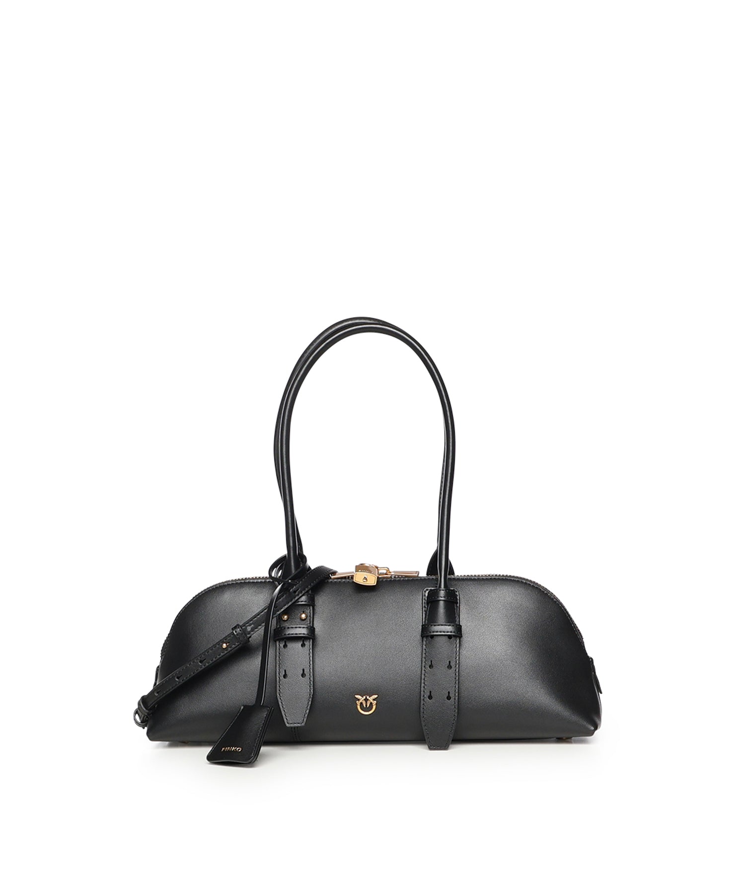 Borsa bowling Escape Bag Horizontal in pelle 106169 A0QOZ99Q PINKO 