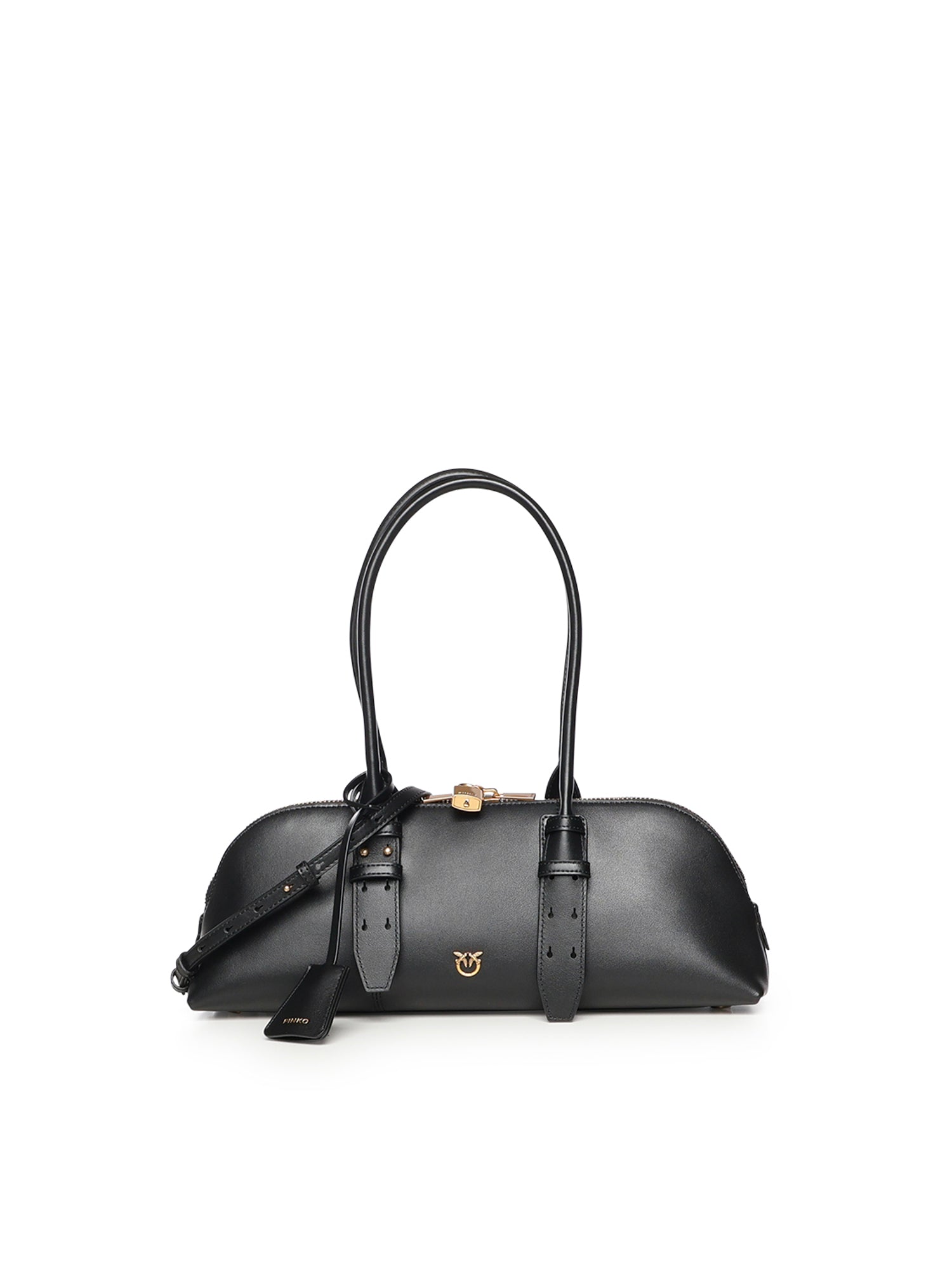 Borsa bowling Escape Bag Horizontal in pelle 106169 A0QOZ99Q PINKO 