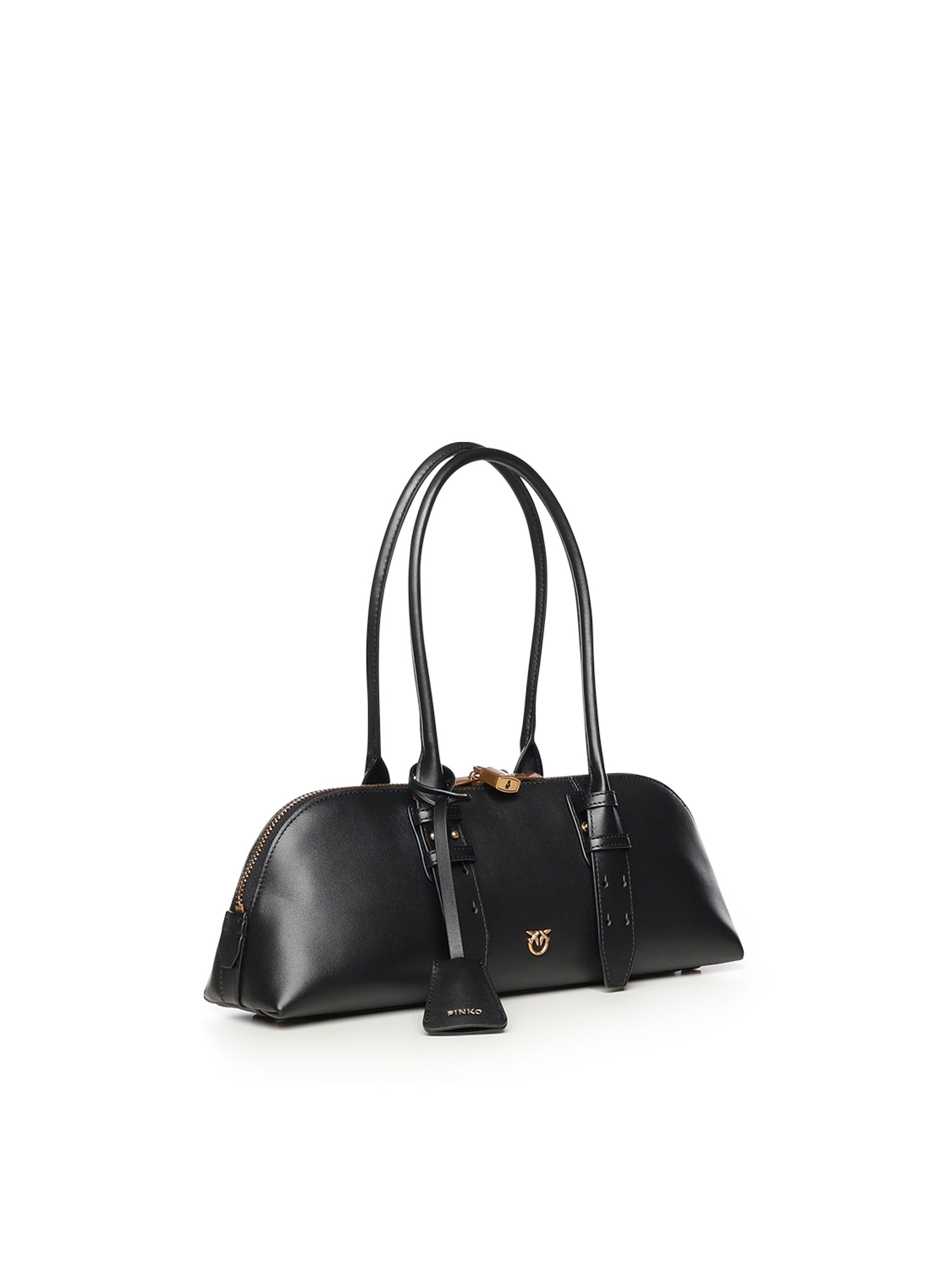 Borsa bowling Escape Bag Horizontal in pelle 106169 A0QOZ99Q PINKO 