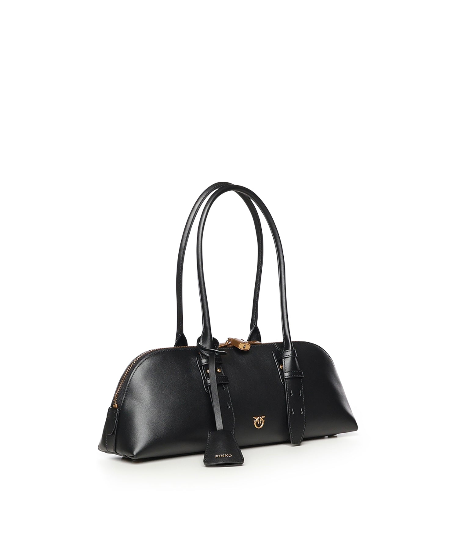 Borsa bowling Escape Bag Horizontal in pelle 106169 A0QOZ99Q PINKO 