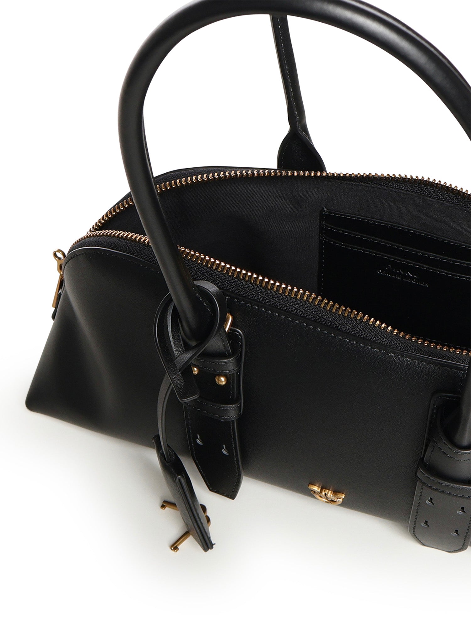 Borsa bowling Escape Bag Horizontal in pelle 106169 A0QOZ99Q PINKO 