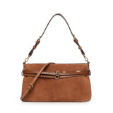 Borsa a spalla media Belt Bag in suede 106176 A0F6L17Q PINKO 