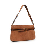 Borsa a spalla media Belt Bag in suede 106176 A0F6L17Q PINKO 