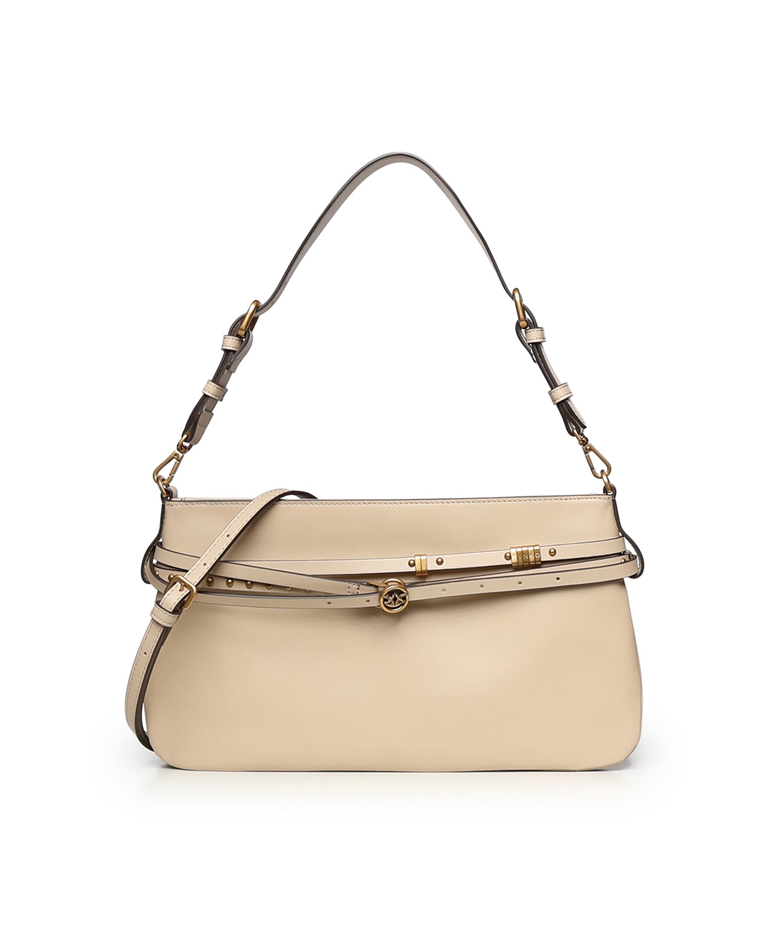 Borsa a spalla media Belt Bag in pelle 106176 A0QOC50Q PINKO 