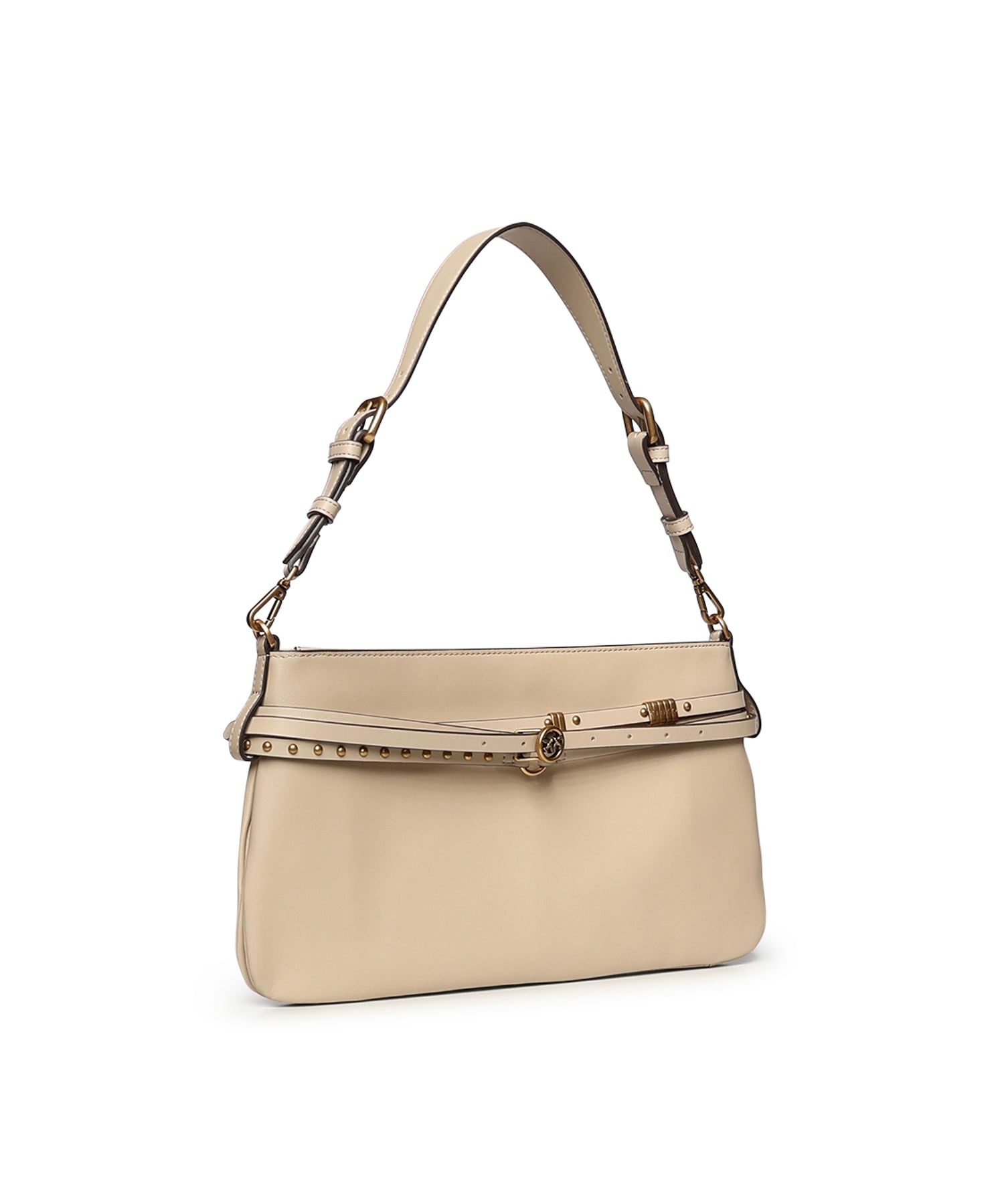 Borsa a spalla media Belt Bag in pelle 106176 A0QOC50Q PINKO 