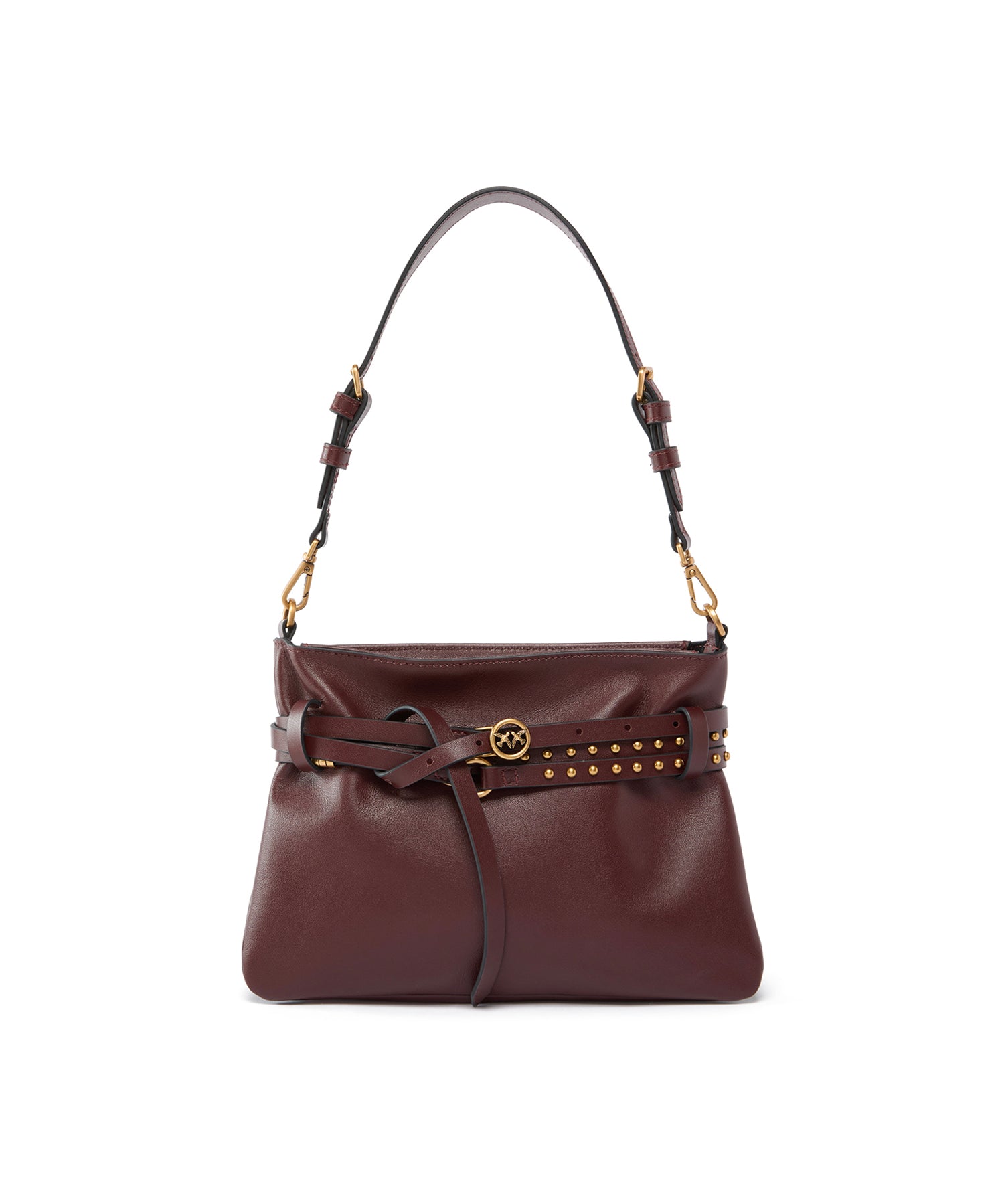 Borsa a spalla Belt Bag Mini in pelle 106177 A0QOR49Q PINKO 