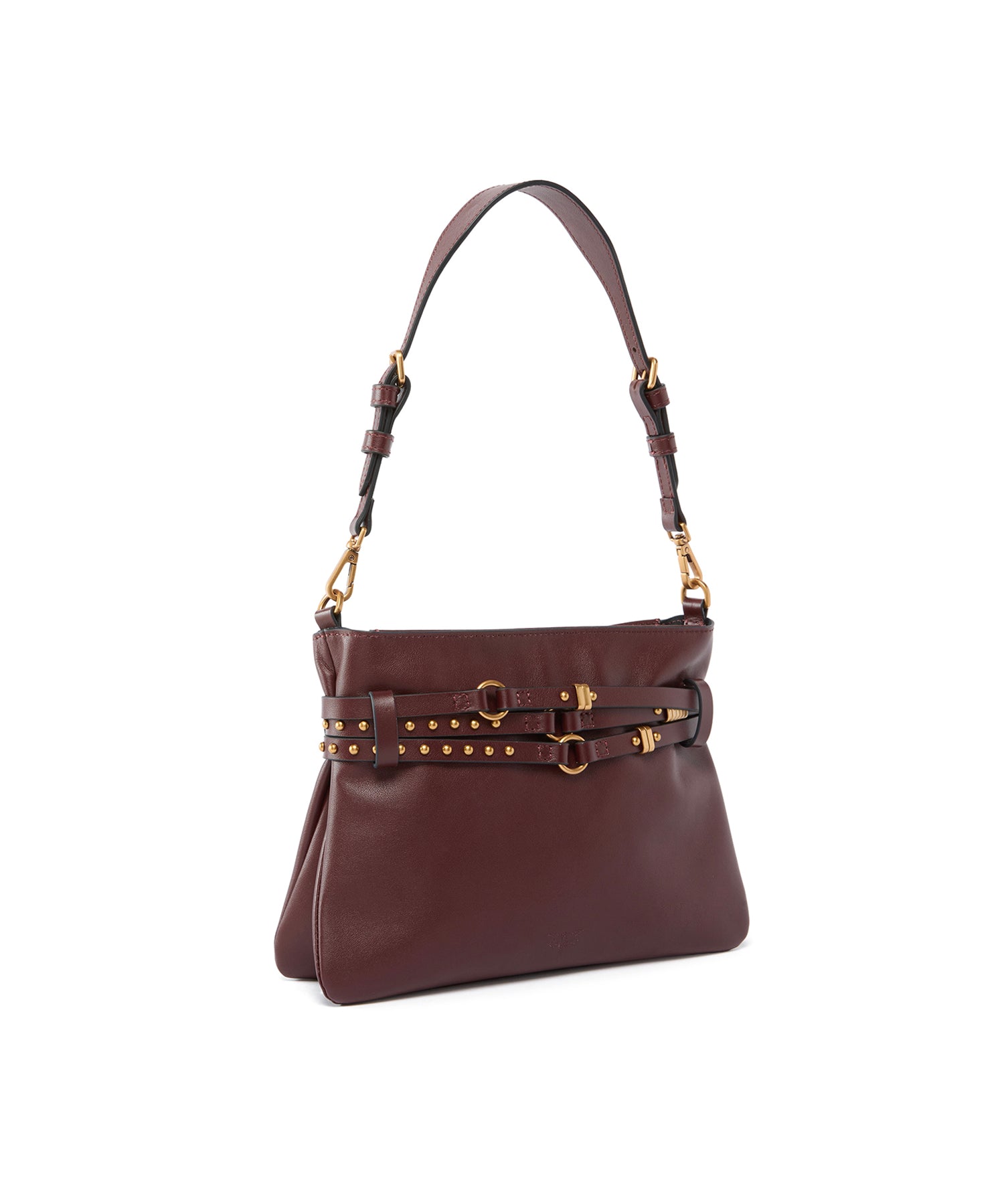 Borsa a spalla Belt Bag Mini in pelle 106177 A0QOR49Q PINKO 
