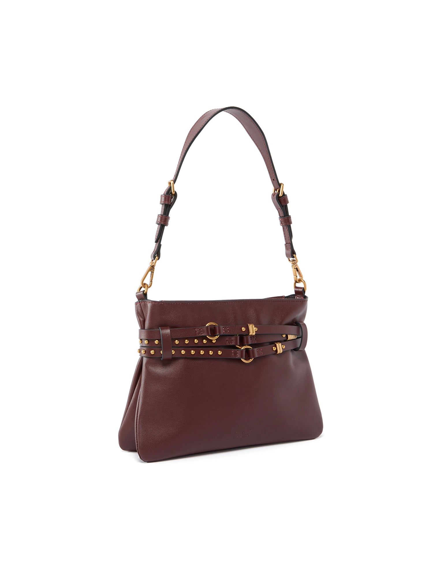 Borsa a spalla Belt Bag Mini in pelle 106177 A0QOR49Q PINKO 