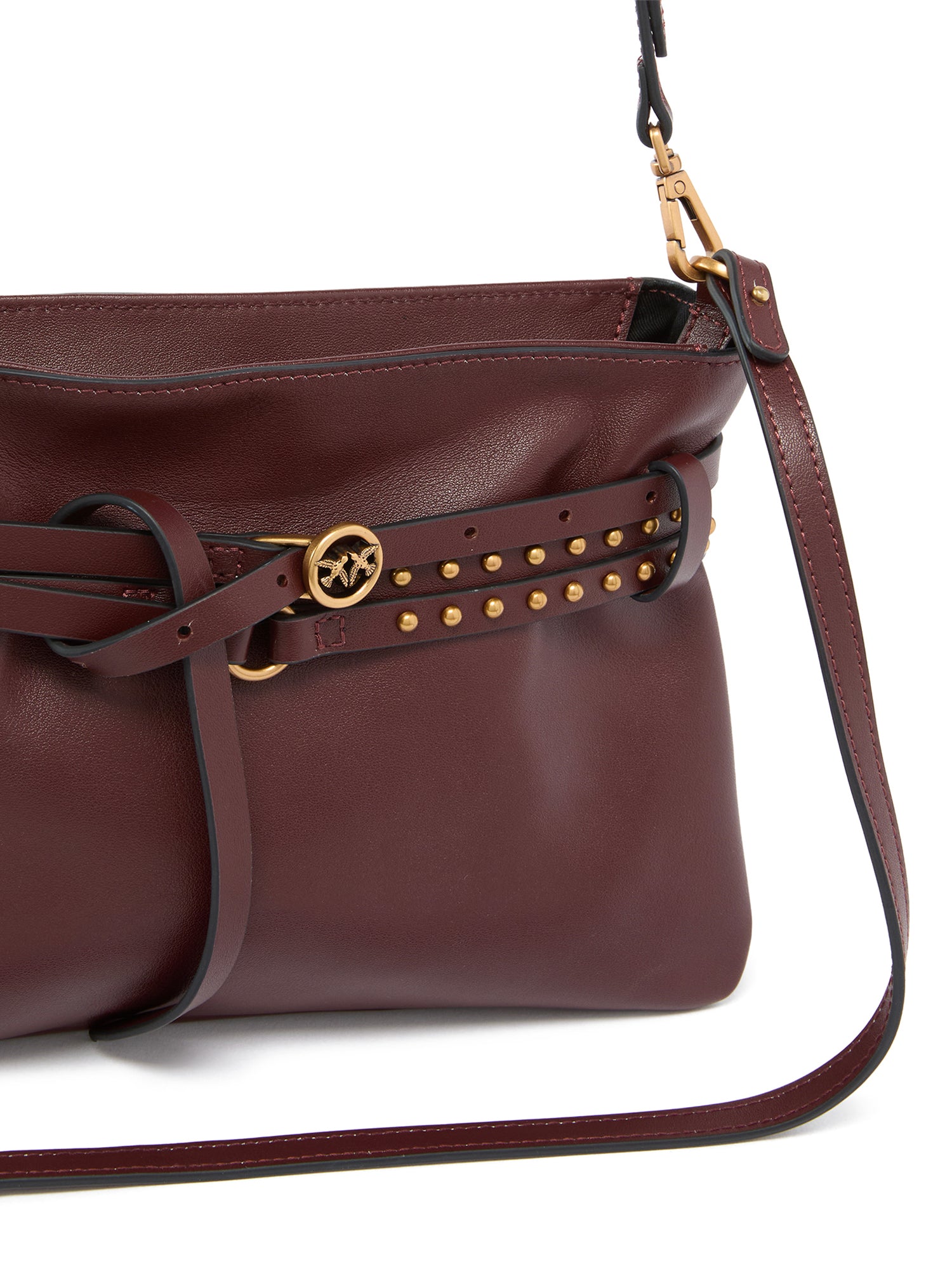 Borsa a spalla Belt Bag Mini in pelle 106177 A0QOR49Q PINKO 