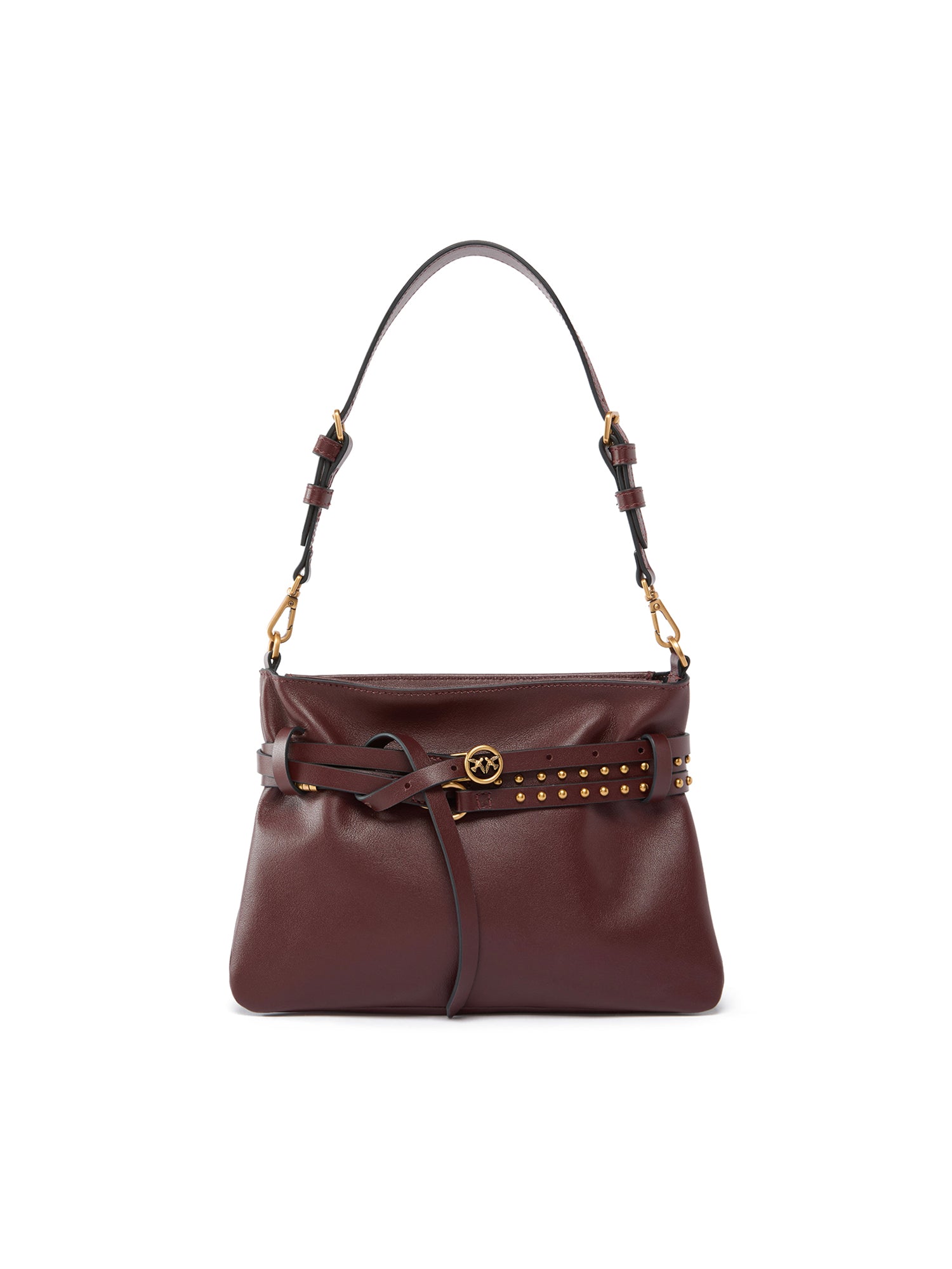 Borsa a spalla Belt Bag Mini in pelle 106177 A0QOR49Q PINKO 