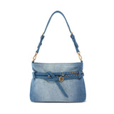 Borsa a spalla Belt Bag Mini in denim 106177 A31GPJDQ PINKO 