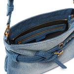 Borsa a spalla Belt Bag Mini in denim 106177 A31GPJDQ PINKO 