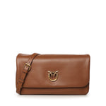 Borsa a tracolla Love Bag Click Soft Horizontal Handle in pelle 106178 A0QOL17Q PINKO 