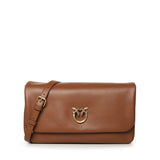 Borsa a tracolla Love Bag Click Soft Horizontal Handle in pelle 106178 A0QOL17Q PINKO 
