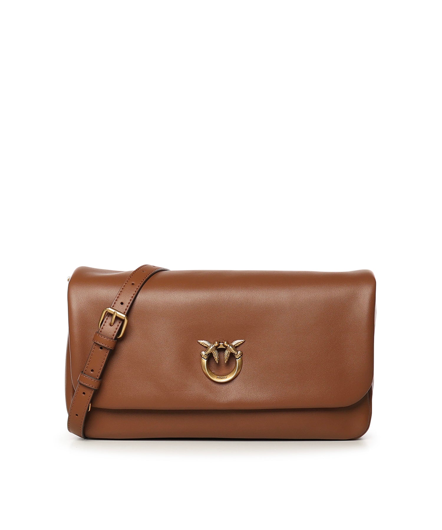 Borsa a tracolla Love Bag Click Soft Horizontal Handle in pelle 106178 A0QOL17Q PINKO 