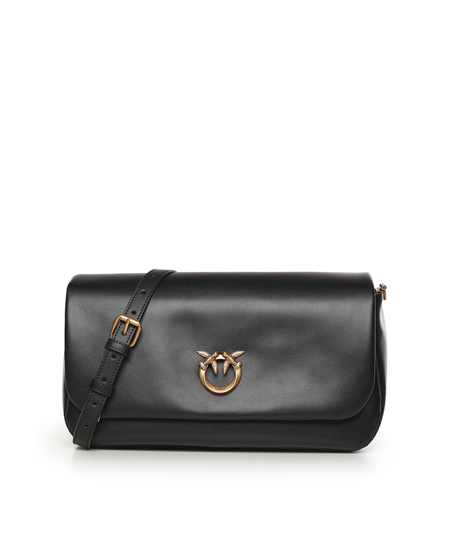 Borsa a tracolla Love Bag Click Soft Horizontal Handle in pelle 106178 A0QOZ99Q PINKO 