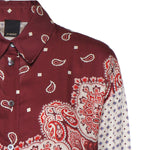 Camicia in twill di viscosa con stampa 106202 A31KYR1 PINKO 