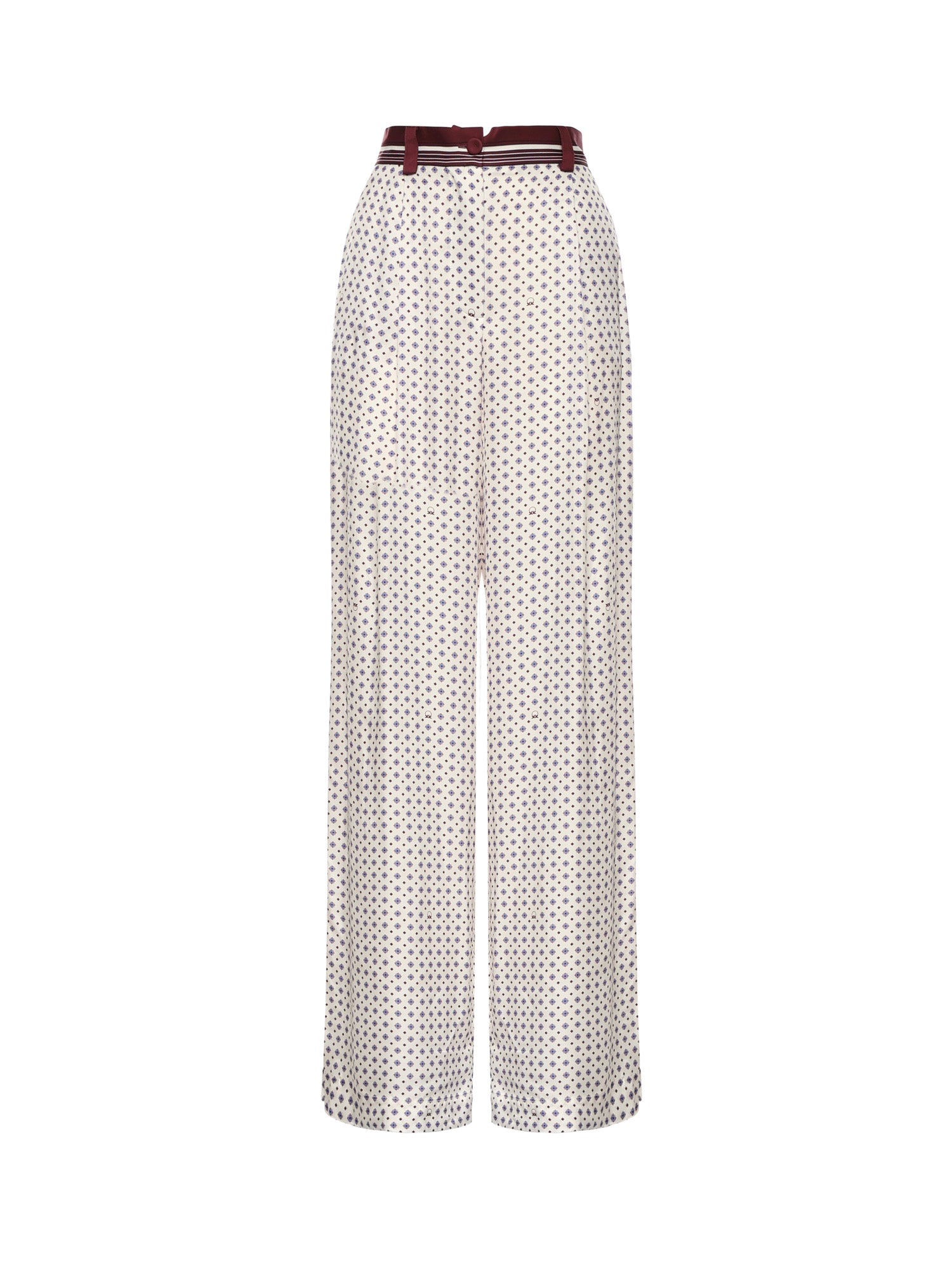 Pantaloni con motivo cravatteria 106203 A31KBBA PINKO 