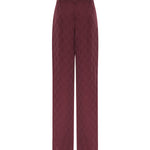 Pantaloni in jacquard con motivo cravatteria 106203 A33HRR7 PINKO 
