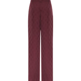 Pantaloni in jacquard con motivo cravatteria 106203 A33HRR7 PINKO 