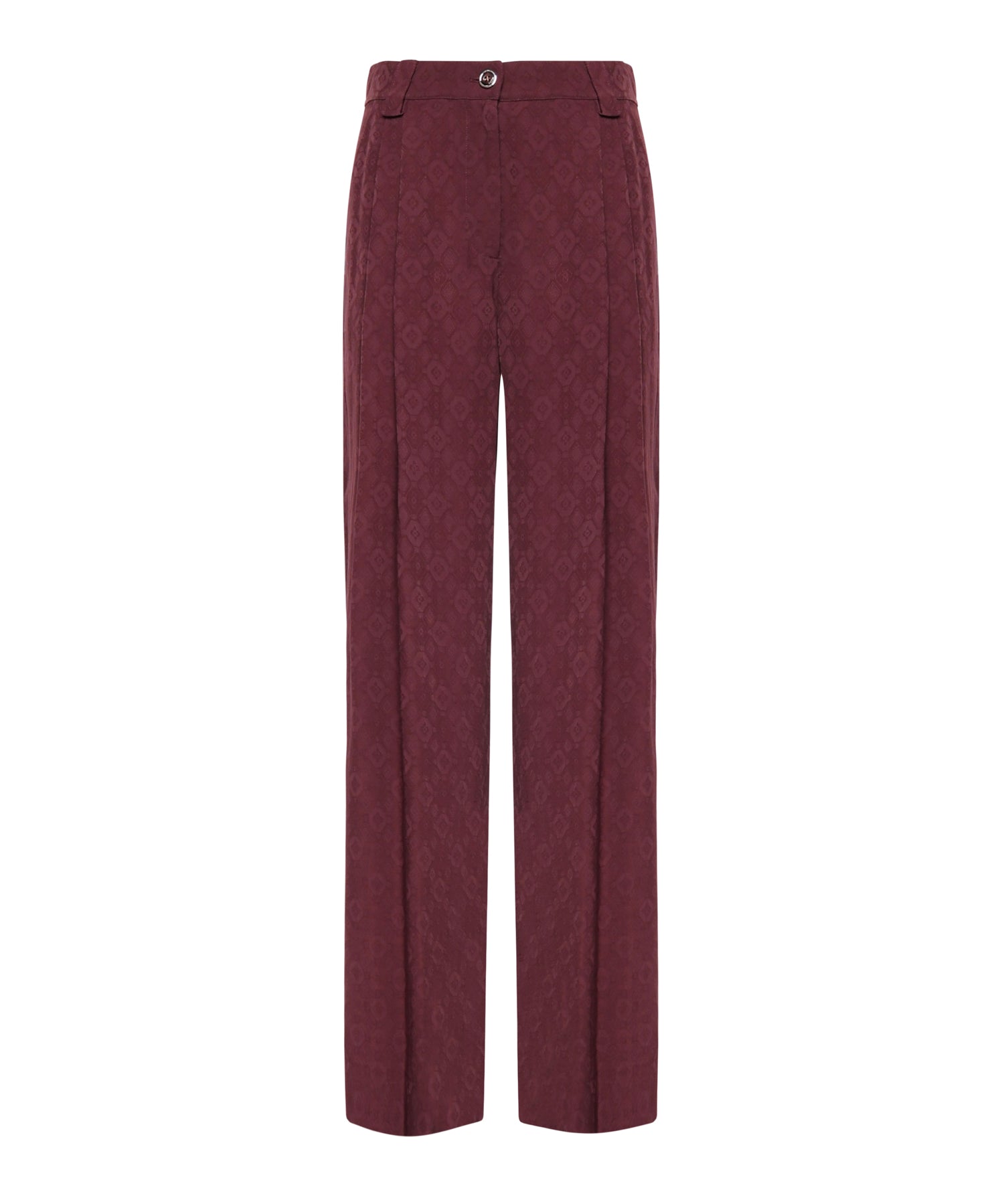 Pantaloni in jacquard con motivo cravatteria 106203 A33HRR7 PINKO 