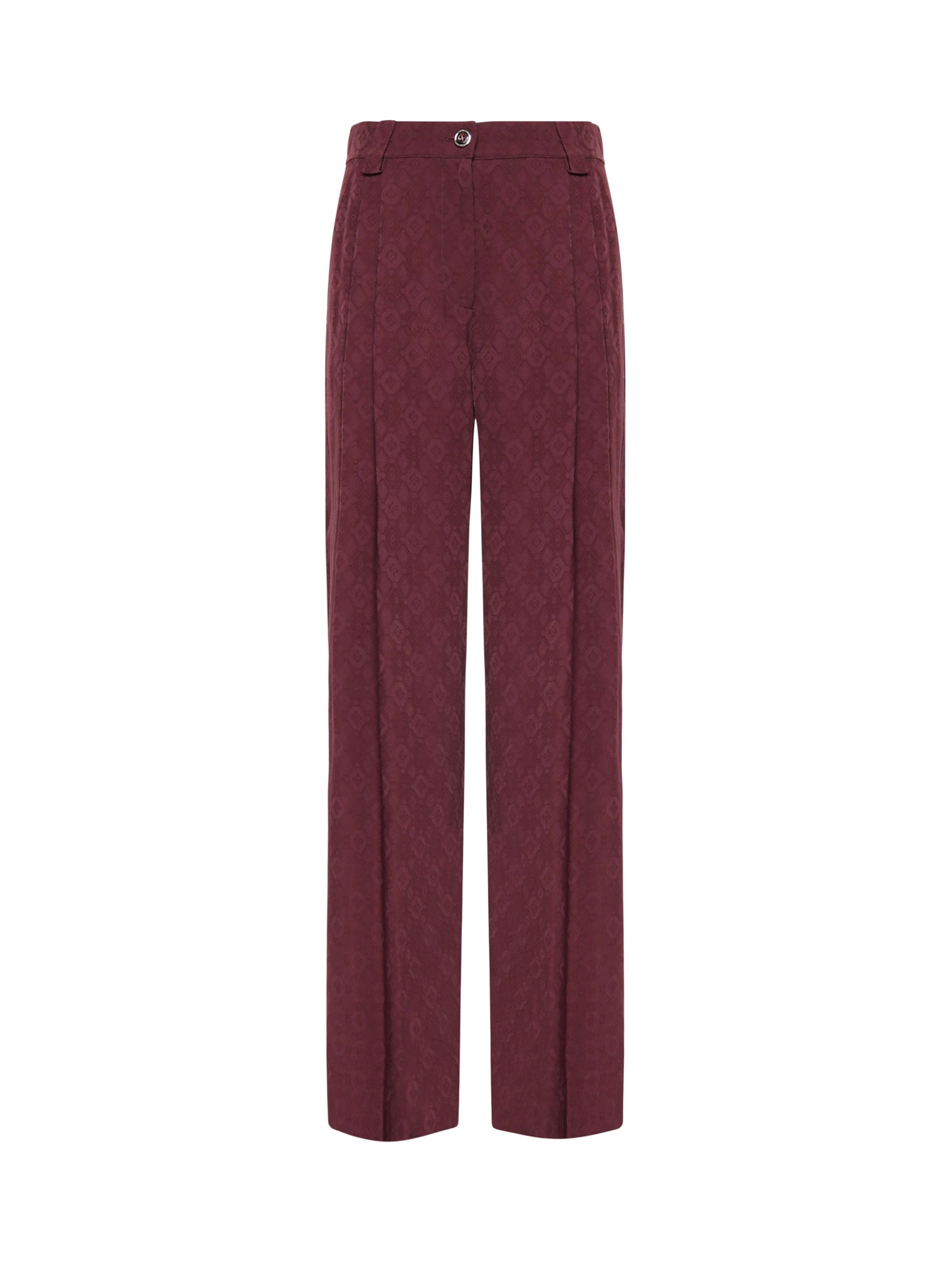 Pantaloni in jacquard con motivo cravatteria 106203 A33HRR7 PINKO 