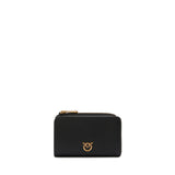 Portafoglio mini in pelle con Love Birds 106206 A0F1Z99Q PINKO 