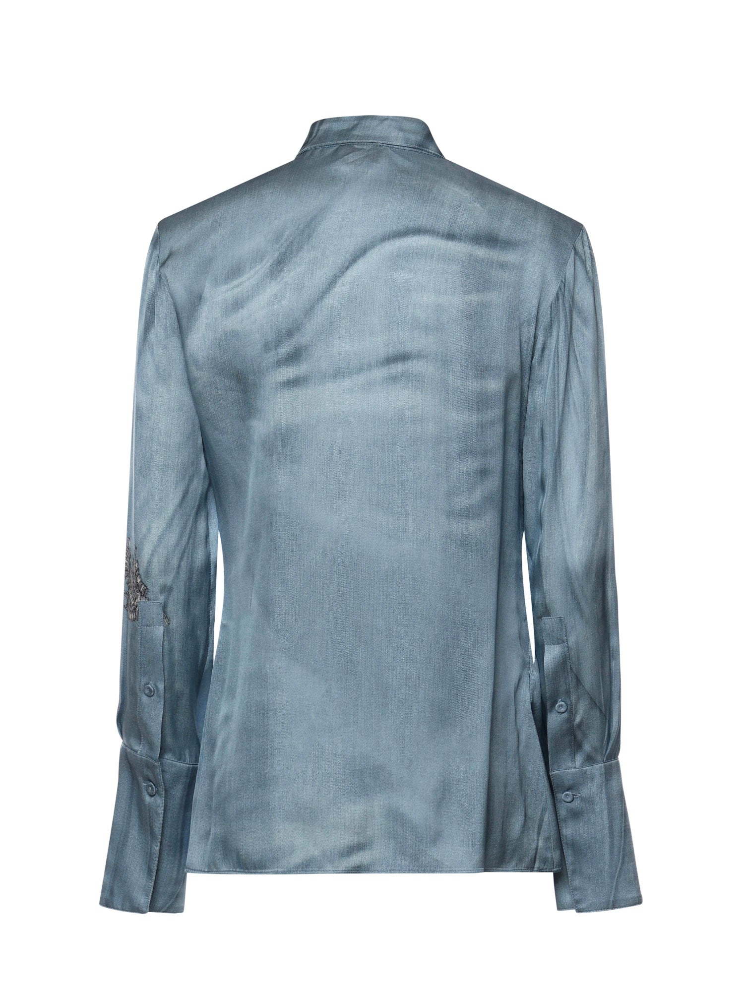 Camicia fluida con stampa gioiello 106211 A37NF15 PINKO 