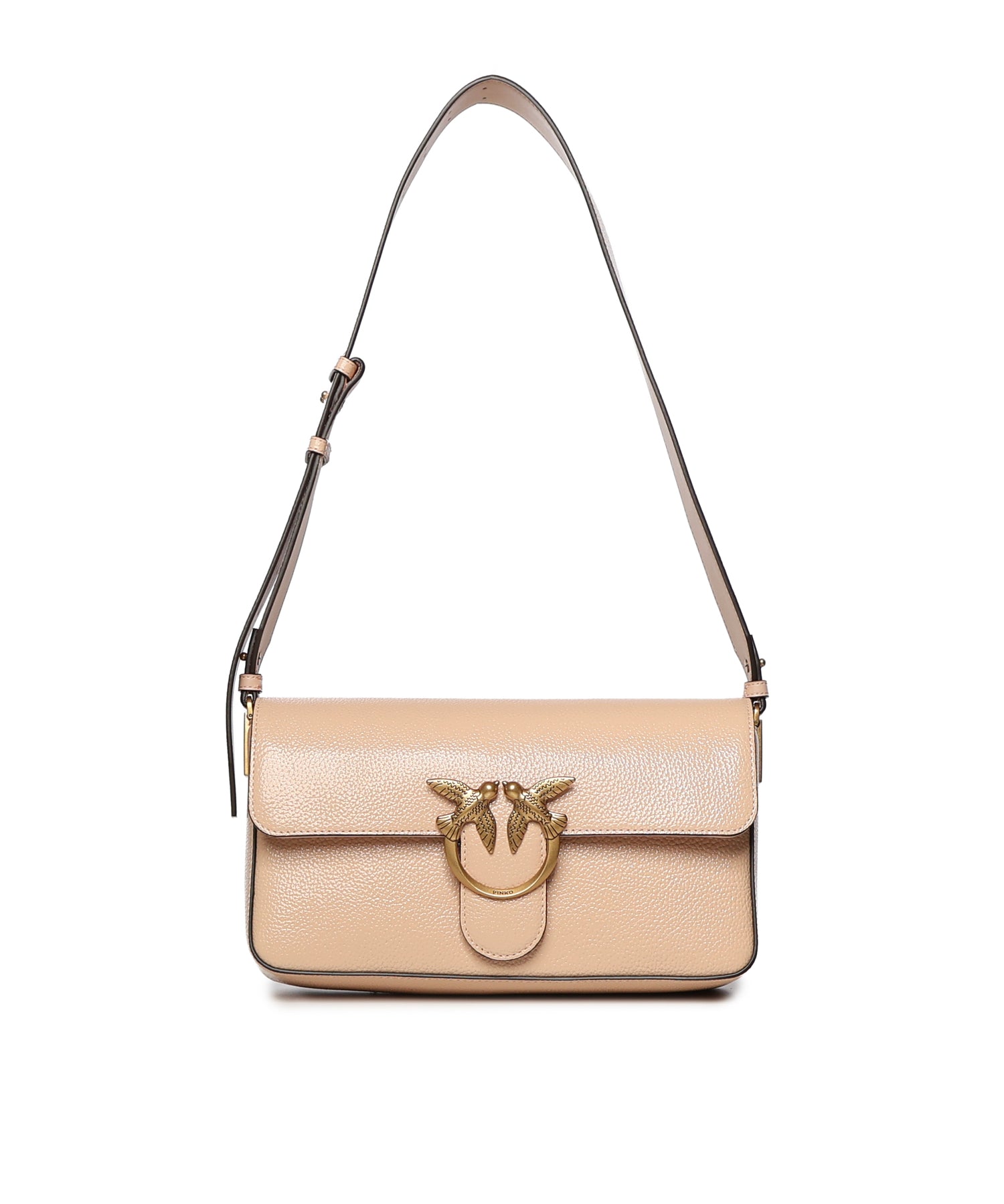 Borsa a spalla media Love Bag One Slouchy in pelle 106243 A2X6A28Q PINKO 