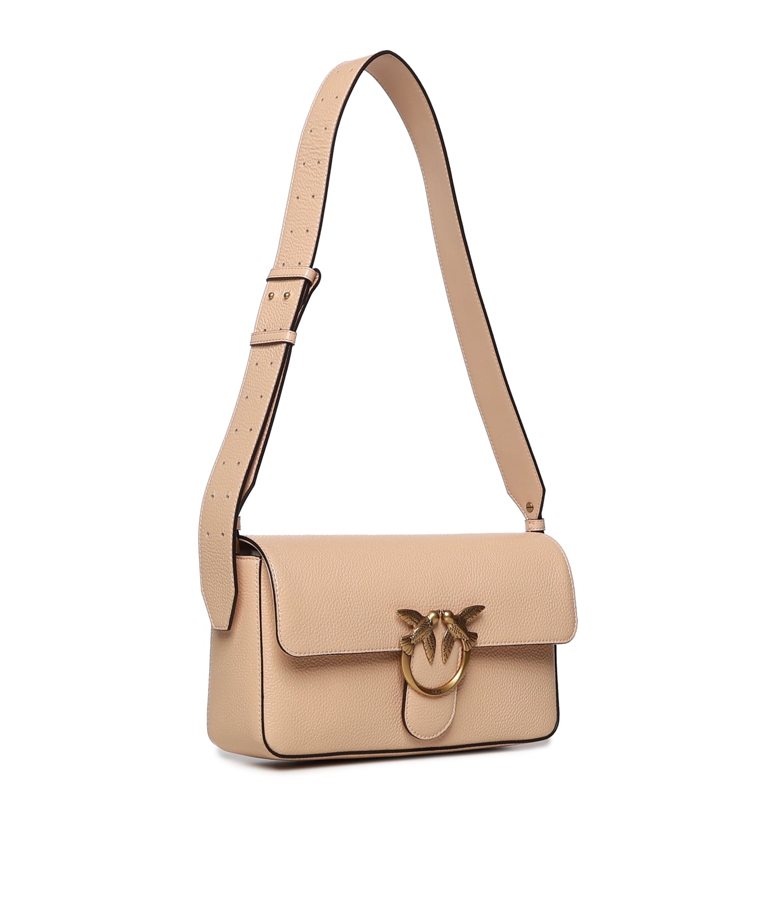 Borsa a spalla media Love Bag One Slouchy in pelle 106243 A2X6A28Q PINKO 