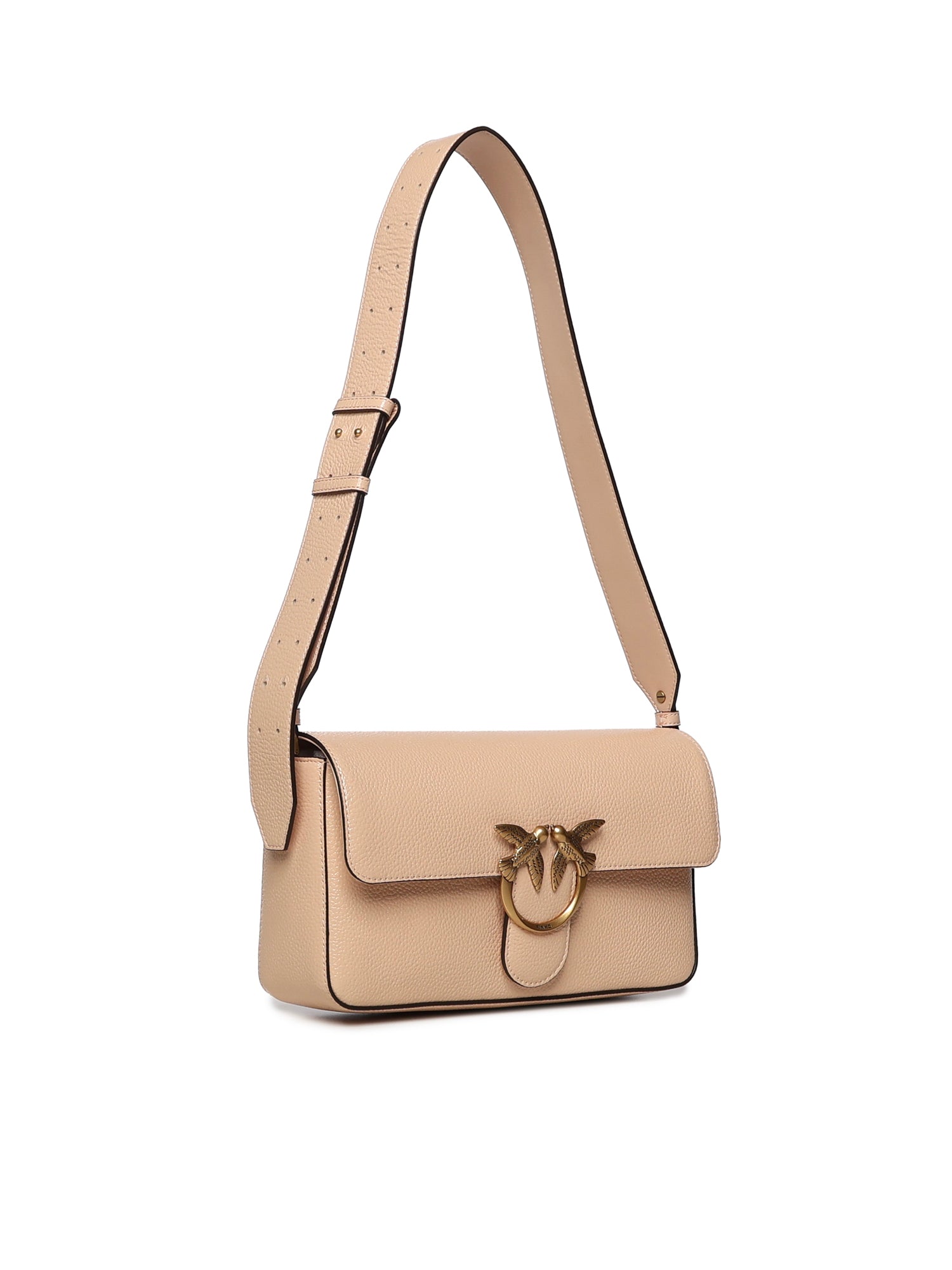 Borsa a spalla media Love Bag One Slouchy in pelle 106243 A2X6A28Q PINKO 