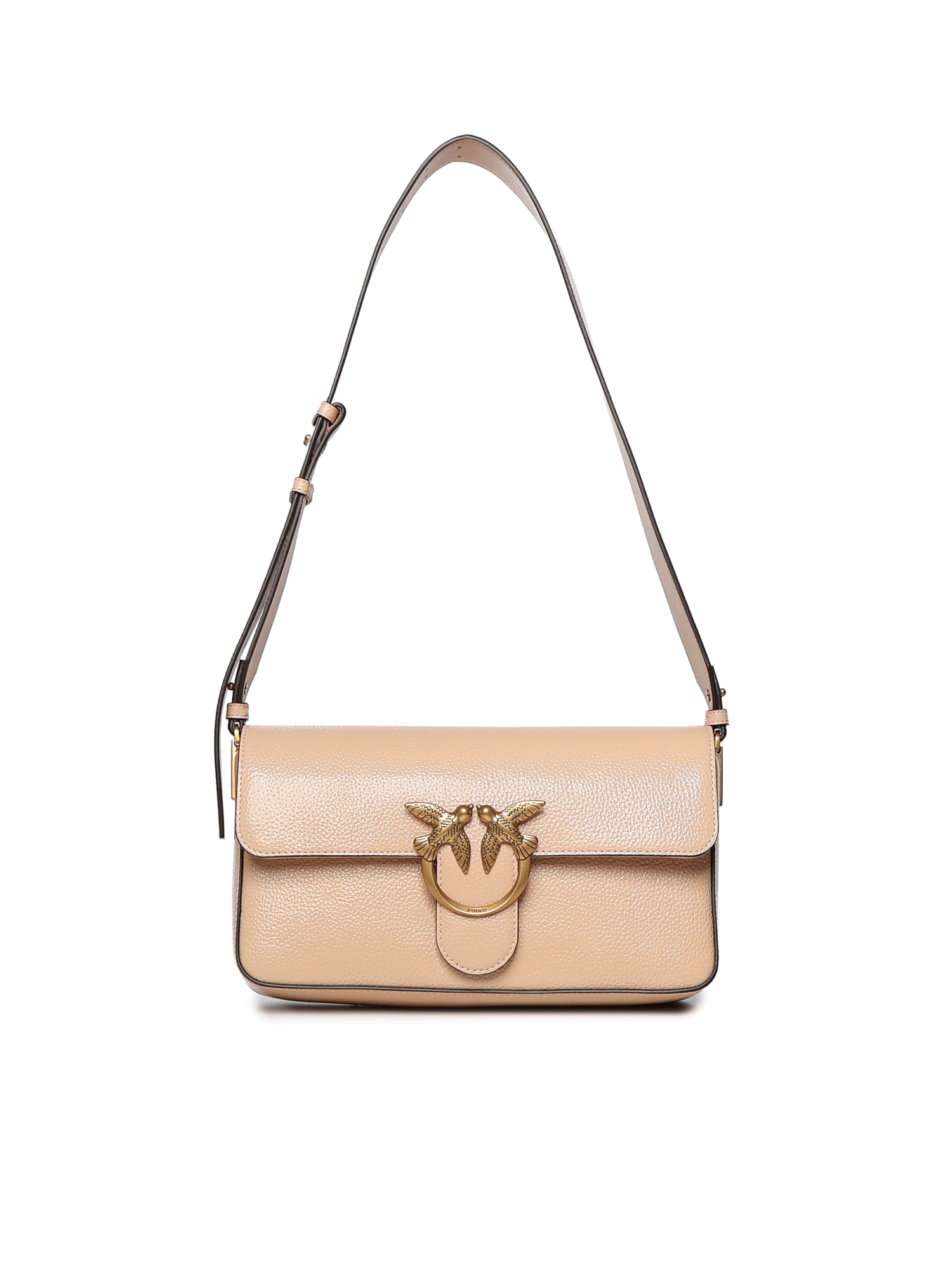 Borsa a spalla media Love Bag One Slouchy in pelle 106243 A2X6A28Q PINKO 