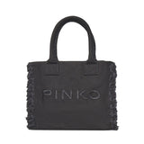 Borsa a spalla media Love Bag One Slouchy in pelle 106243 A2X6M11Q PINKO 