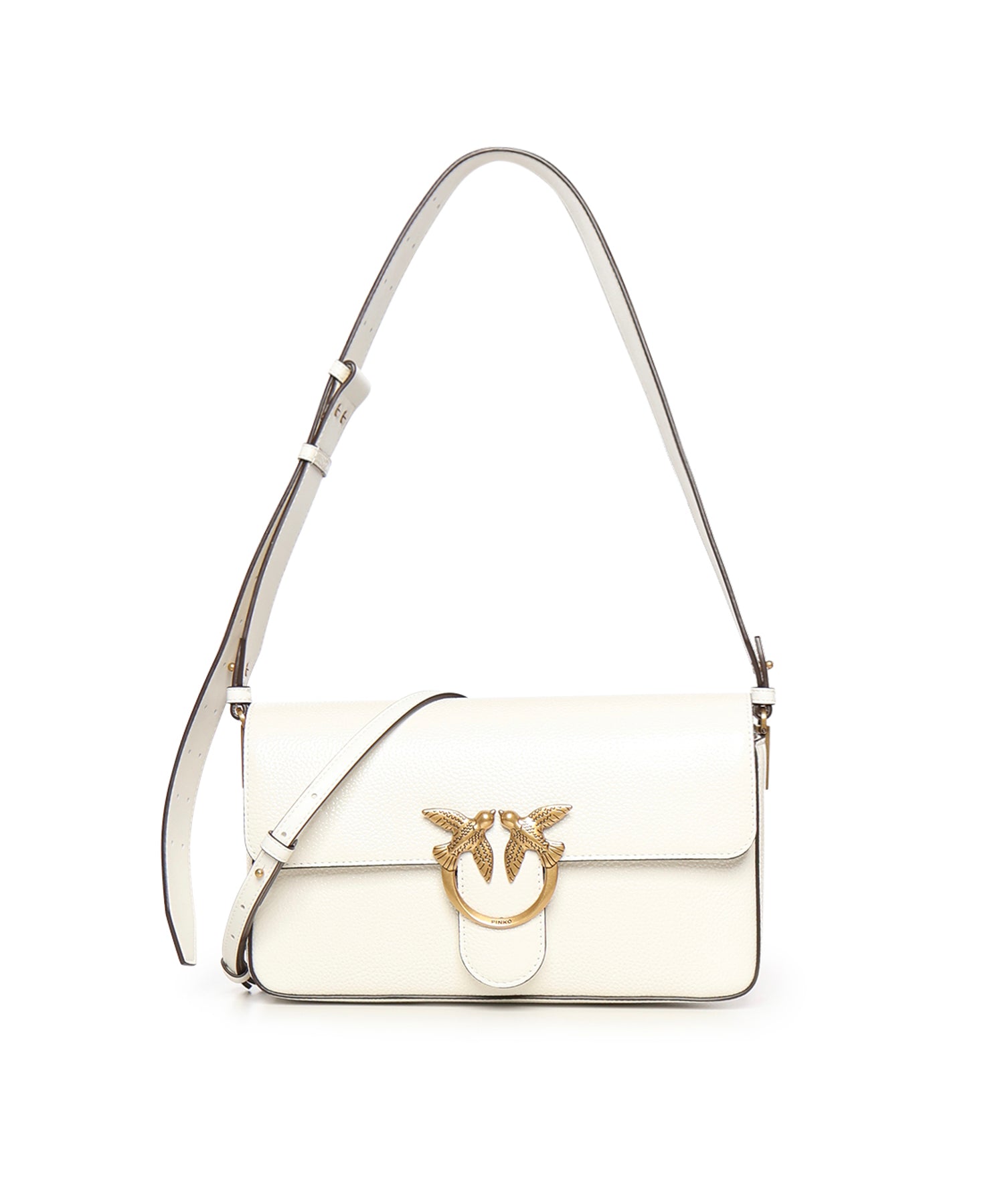 Borsa a spalla media Love Bag One Slouchy in pelle 106243 A2X6Z15Q PINKO 