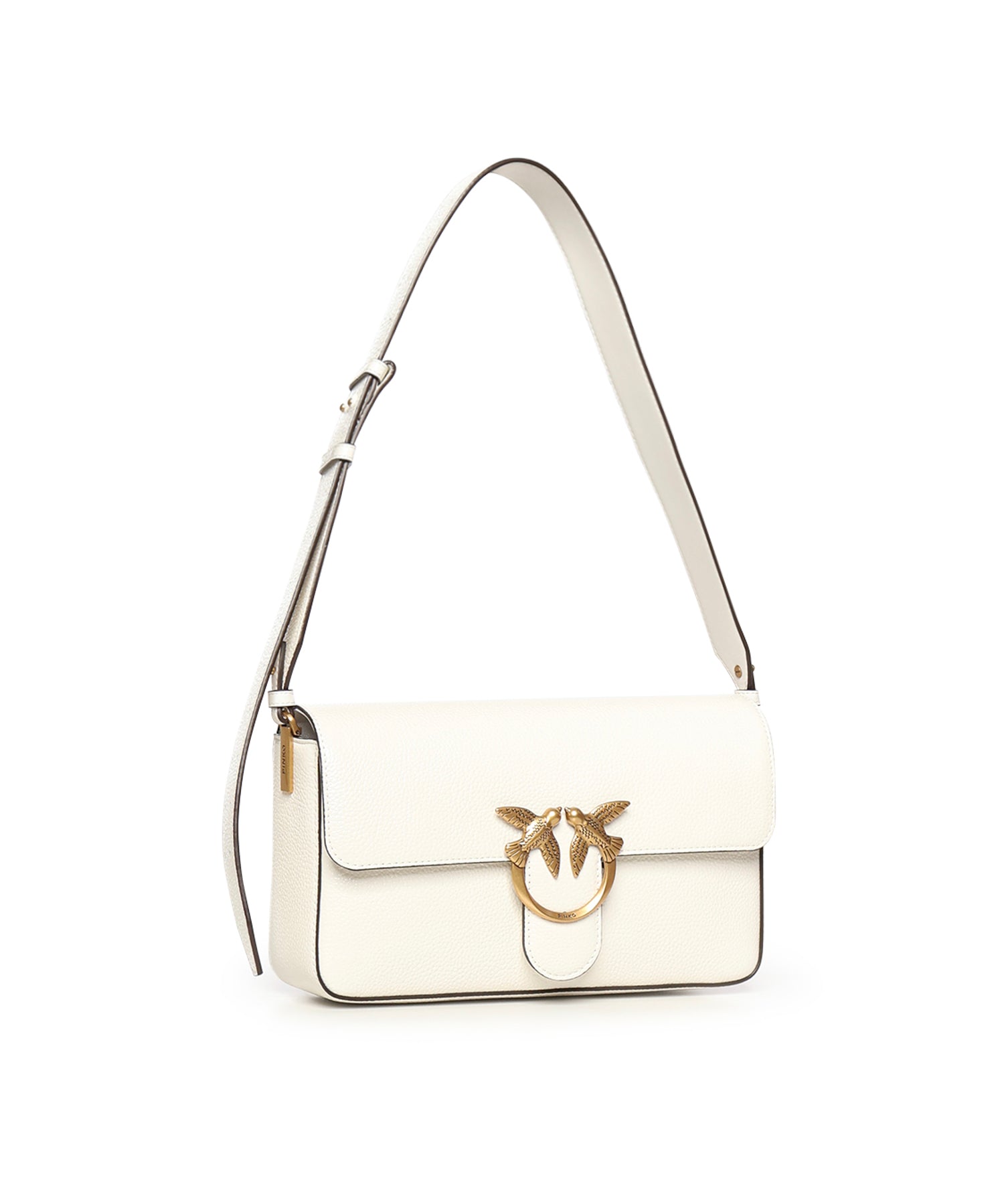 Borsa a spalla media Love Bag One Slouchy in pelle 106243 A2X6Z15Q PINKO 