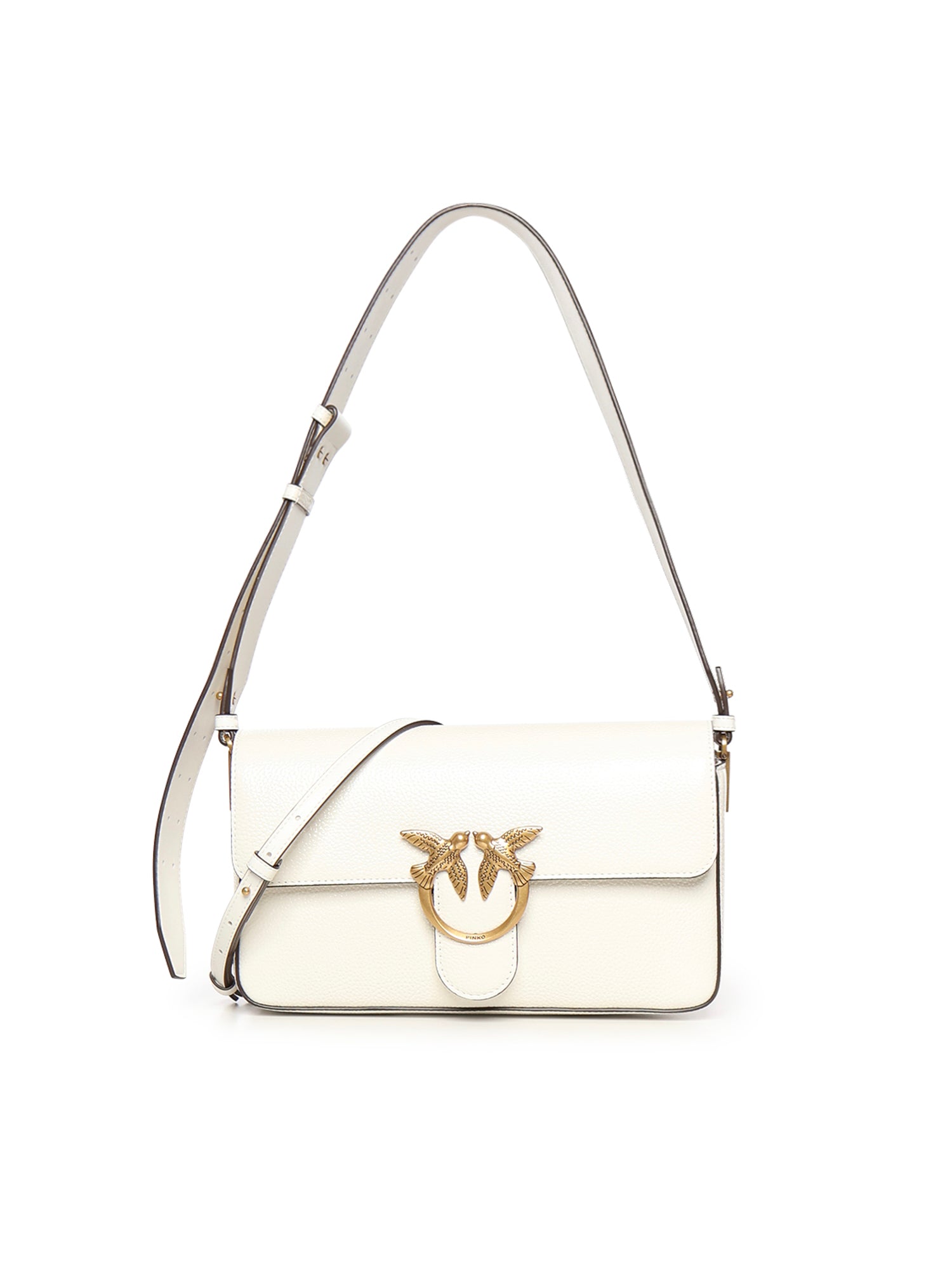 Borsa a spalla media Love Bag One Slouchy in pelle 106243 A2X6Z15Q PINKO 