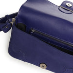 Borsa a spalla Mini Love Bag One Slouchy in suede con intarsi 106244 A0F6J05O PINKO 